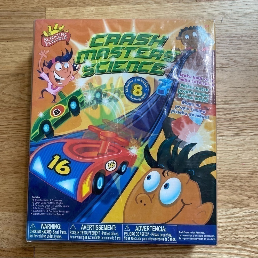 Mythbusters Crash Masters Science Collisions Experiment Kit NEW Explorer Cars